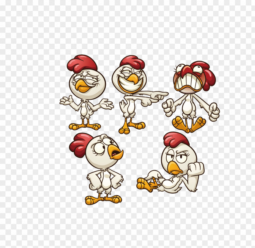 Chicken Cartoon Illustration PNG