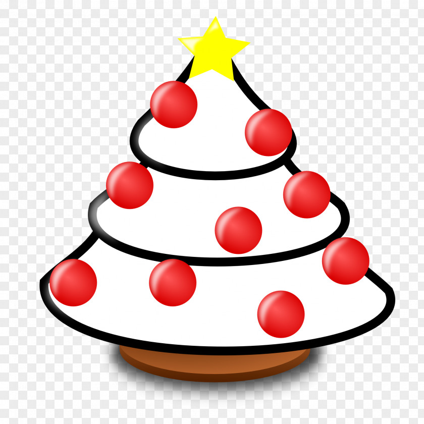 Christmas Tree Ornament Clip Art PNG