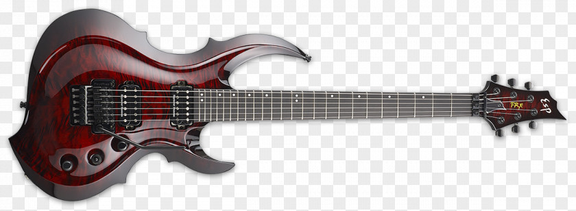 Electric Guitar Seven-string ESP LTD EC-1000 Gibson Explorer Guitars PNG