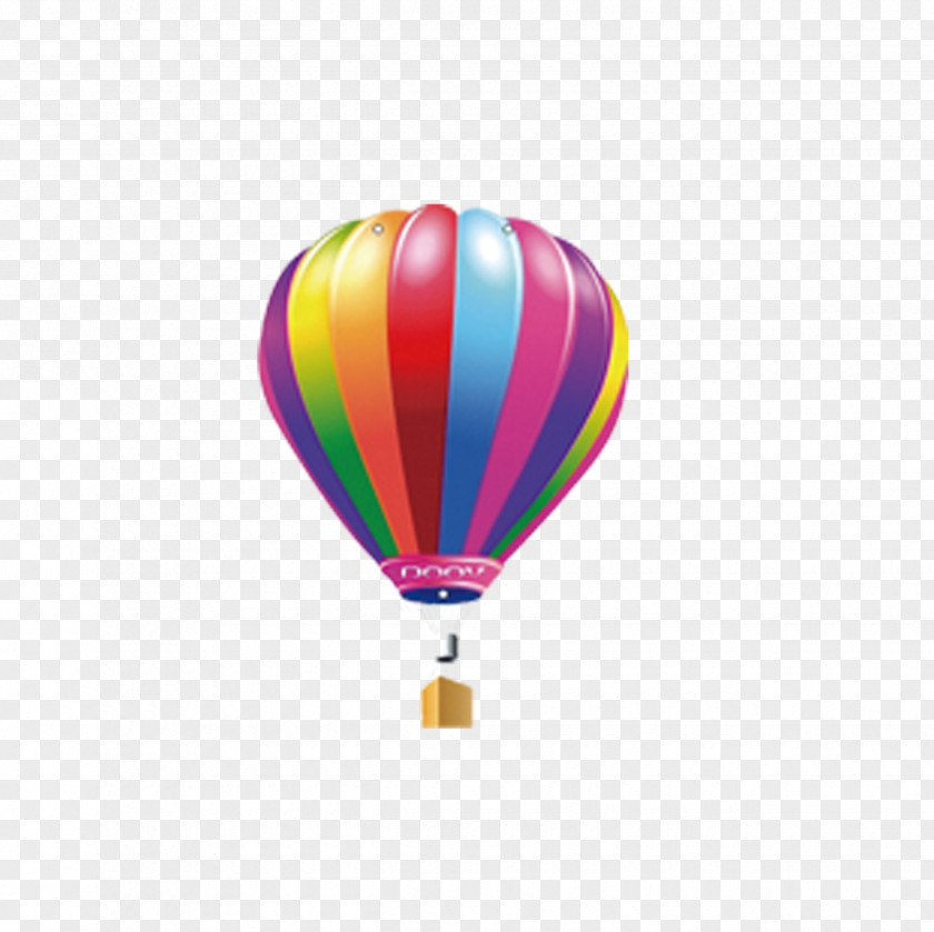 Hot Air Balloon Element PNG