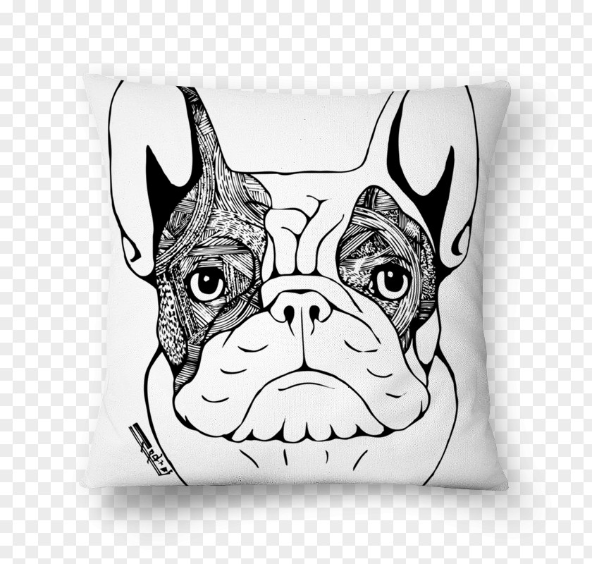 Pillow French Bulldog Boston Terrier Dog Breed PNG