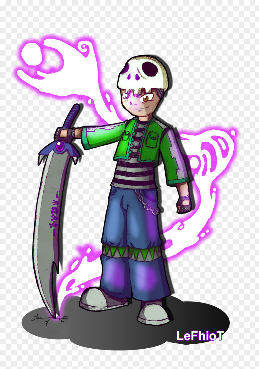 Purple Magic Character Figurine Fiction Clip Art PNG