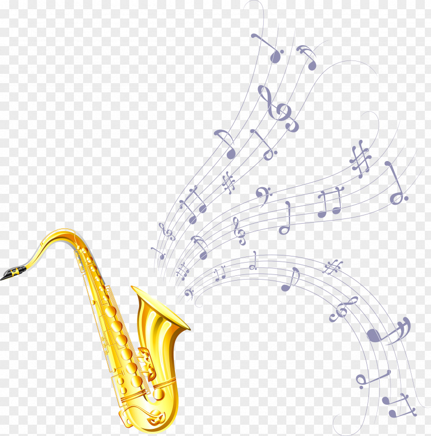 Saxophone Musical Note Tuning Clip Art PNG