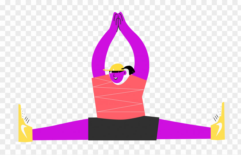 Sitting Floor Stretching Sports PNG