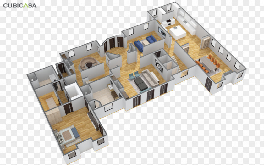 Upscale Residential Quarter 3D Floor Plan Photography Photographer PNG