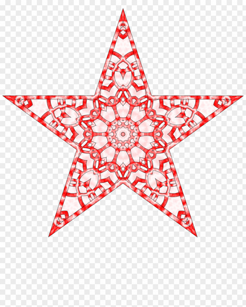 Watercolor Star Santa Claus Paper Tree-topper Christmas Tree PNG
