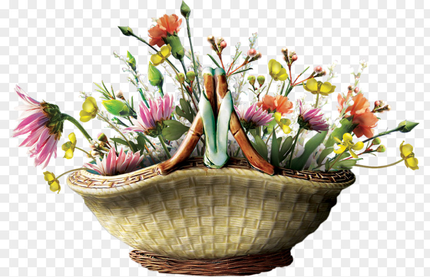 Aidilfitri Background Flower Hamper Cut Flowers Floral Design Basket PNG