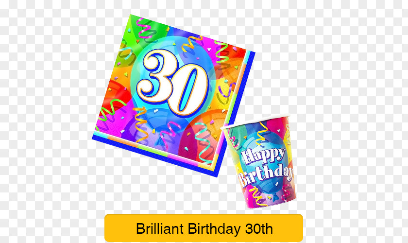Birthday Cloth Napkins Paper Party PNG