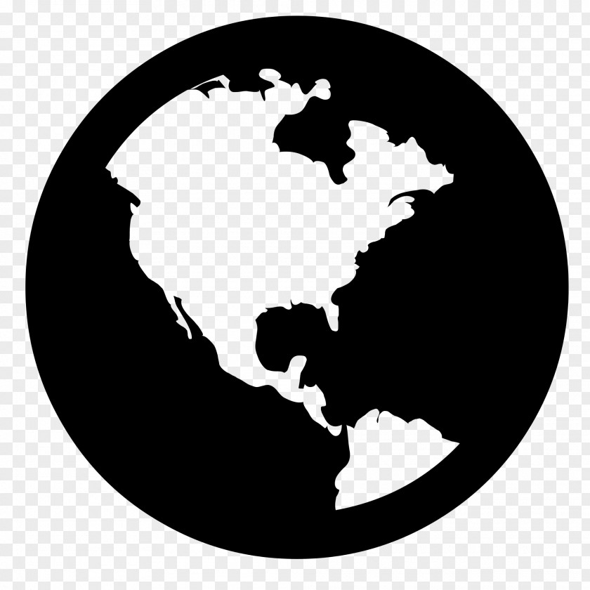 Global Globe Font Awesome PNG