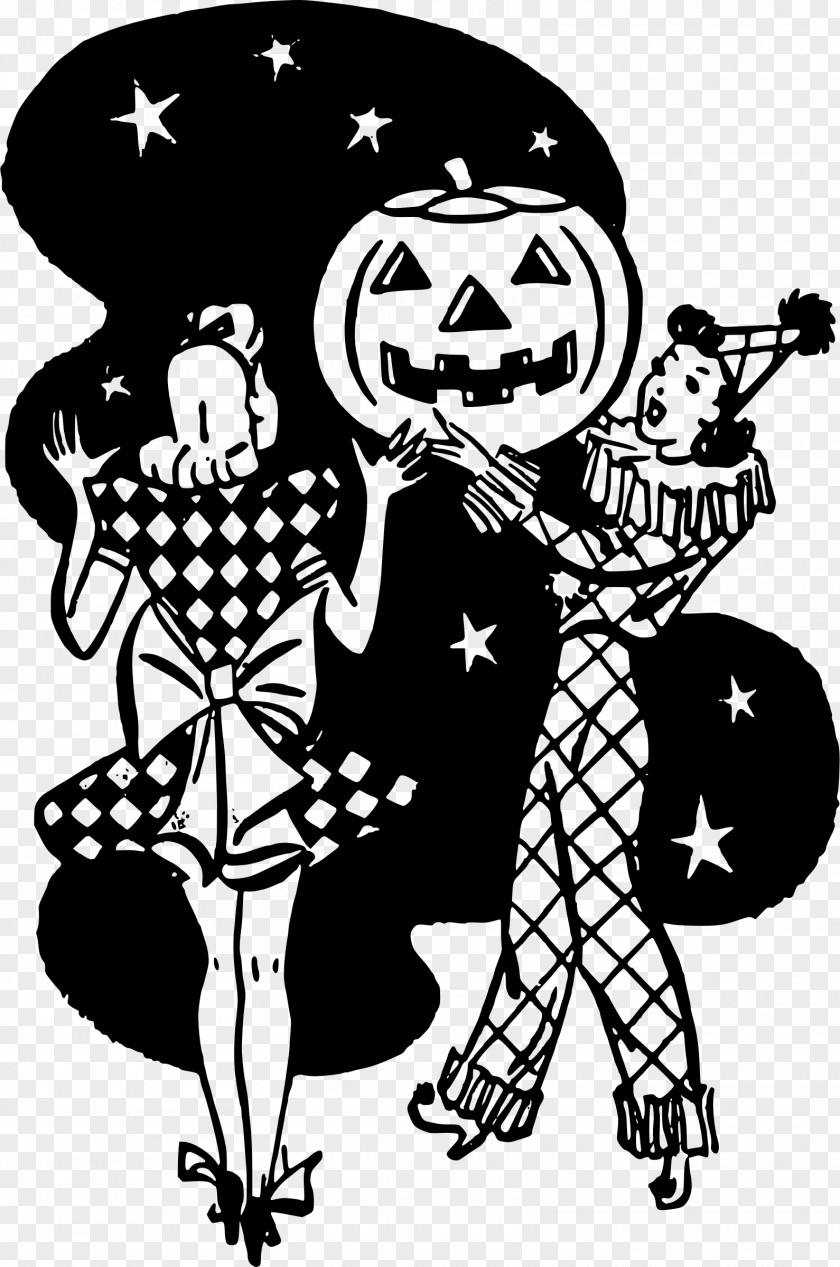 Ladies Night Halloween Costume Clip Art PNG