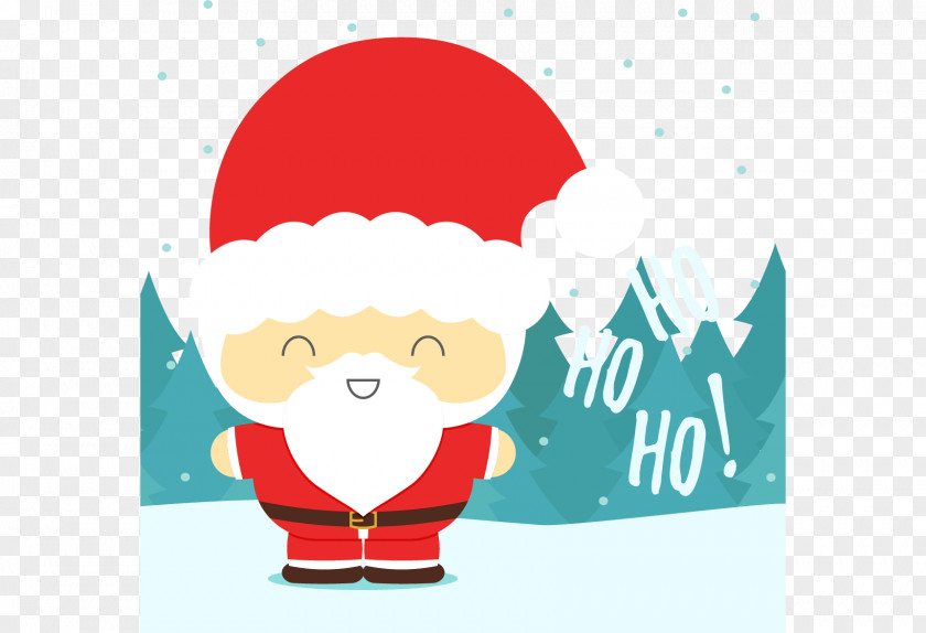 Lovely Santa Claus Christmas Cartoon PNG