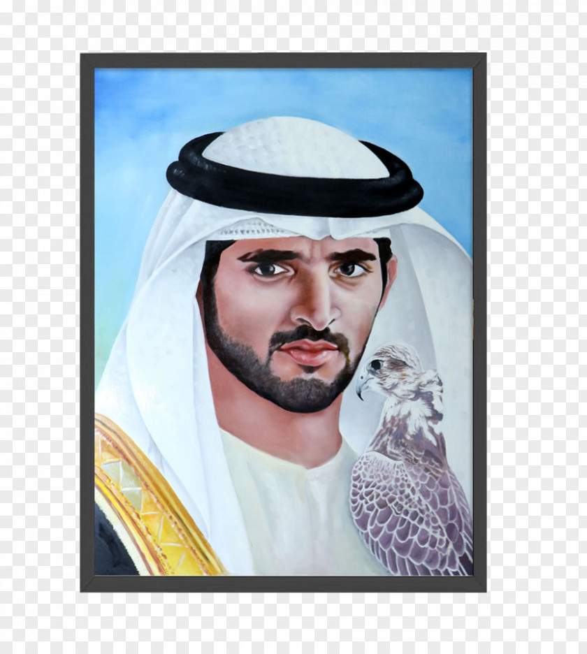 Mohammed Bin Zayed Al Nahyan Khalifa Portrait Oil Painting Online Art Gallery PNG