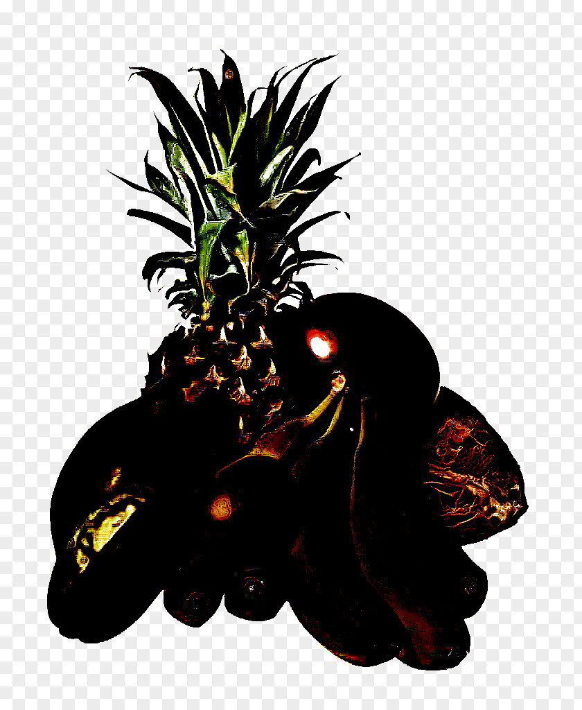Palm Tree Pineapple Fruit PNG