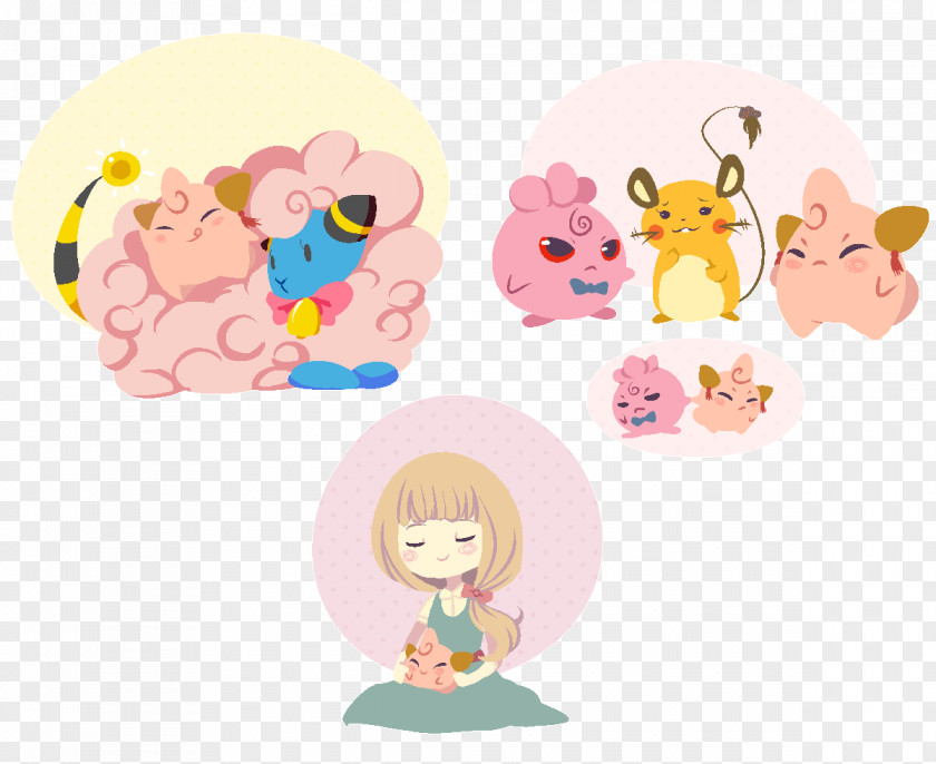 Bingbing Pink M Character Clip Art PNG