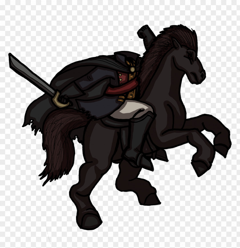 Headless Horseman The Legend Of Sleepy Hollow Pursuing Ichabod Crane PNG