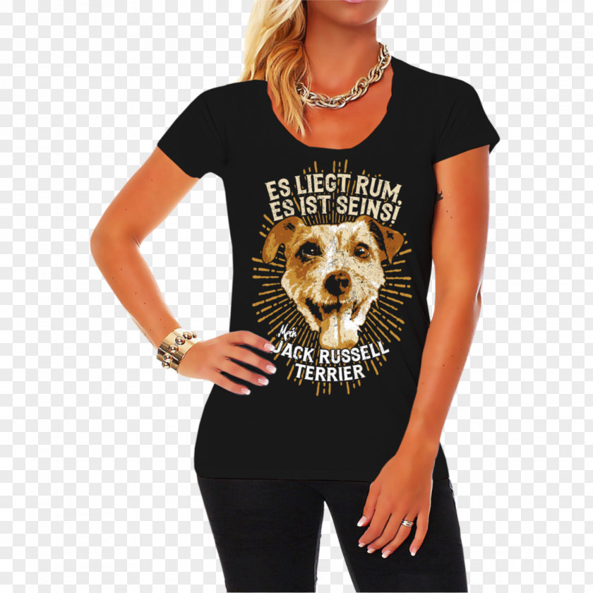 Jack Russell Terrier T-shirt Neckline Clothing Top Sweater PNG