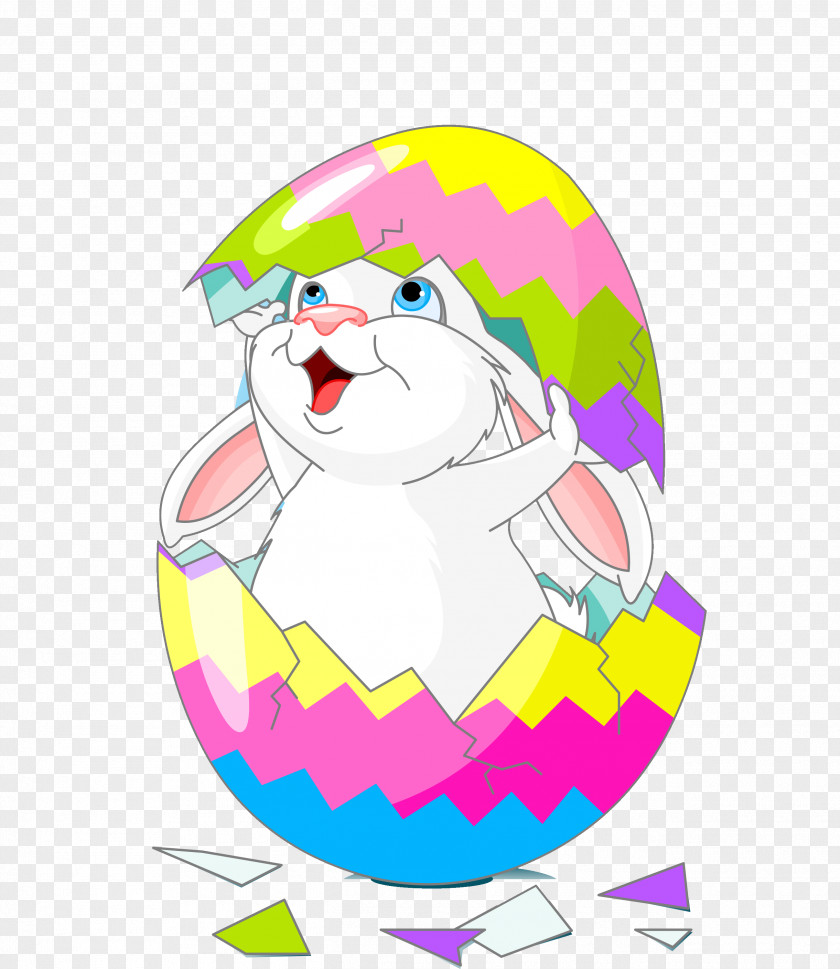 3 Easter Eggs Bunny European Rabbit PNG
