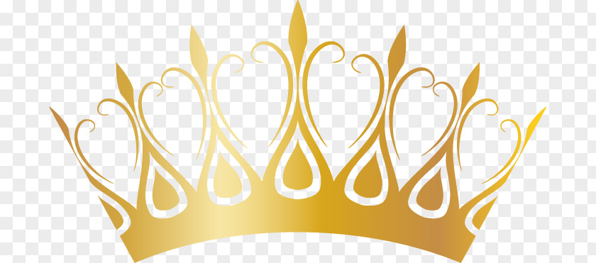 Hand Painted Gold Crown PNG painted gold crown clipart PNG