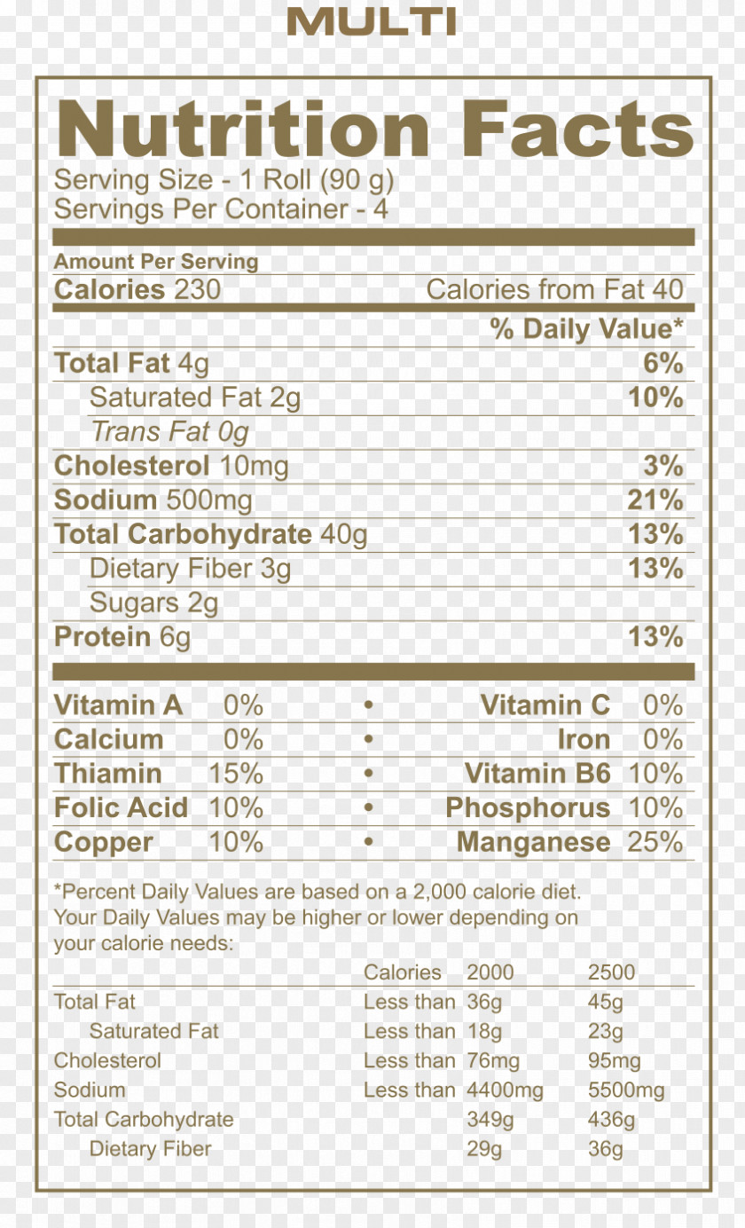 Health Breakfast Cereal Nutrition Facts Label Serving Size PNG