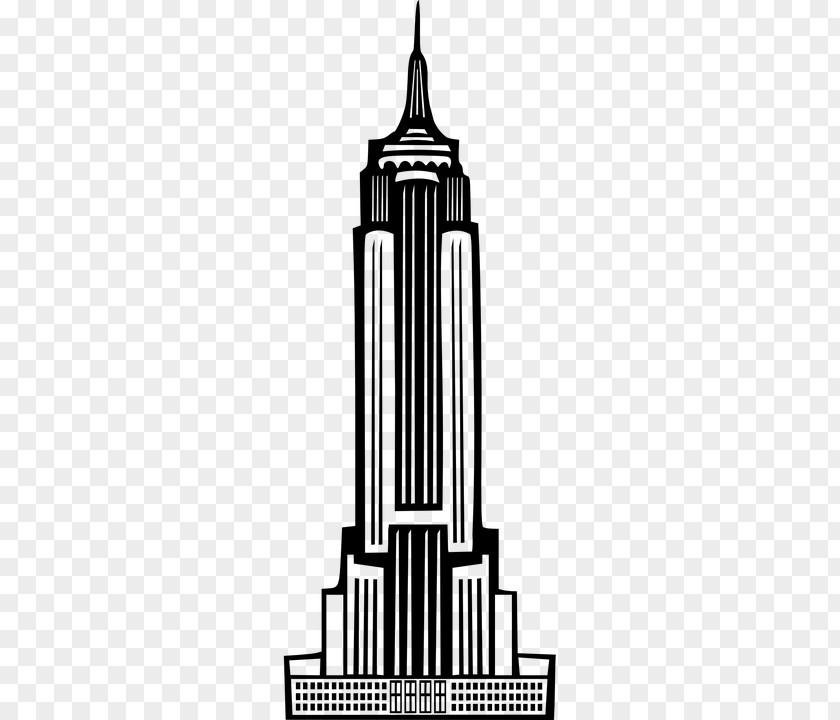 High Rise Empire State Building Rockefeller Center Statue Of Liberty Clip Art PNG