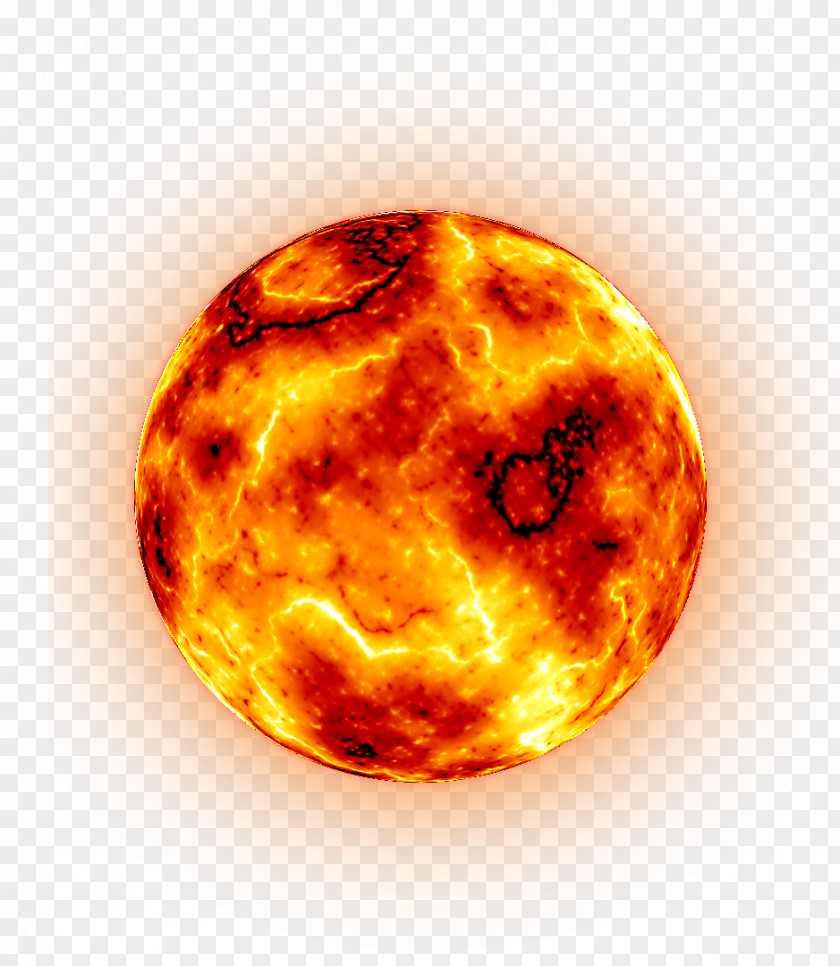 Hot Planet Yellow PNG