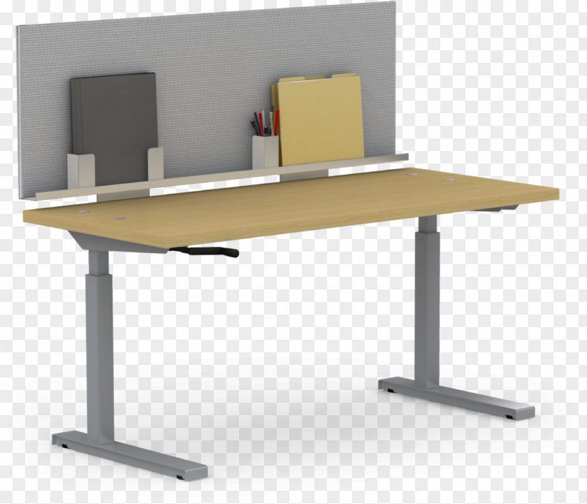 Office Desk & Chairs Furniture Standing PNG