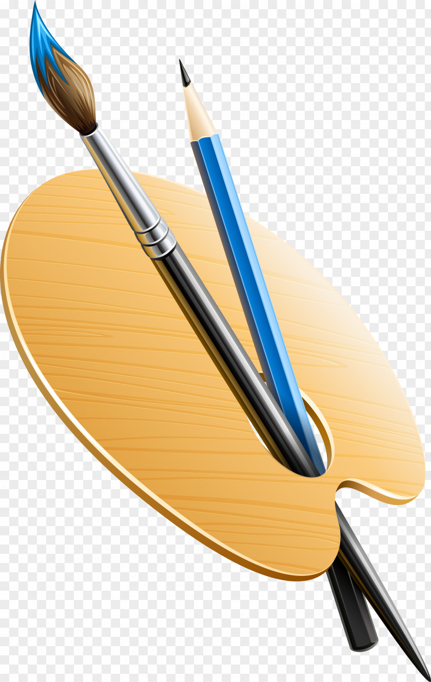 Pen Drawing Painting Palette Art PNG