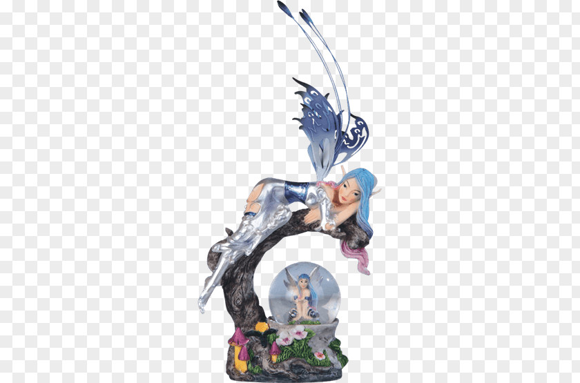 Snow Branch Figurine Crystal Ball Fairy Legendary Creature PNG