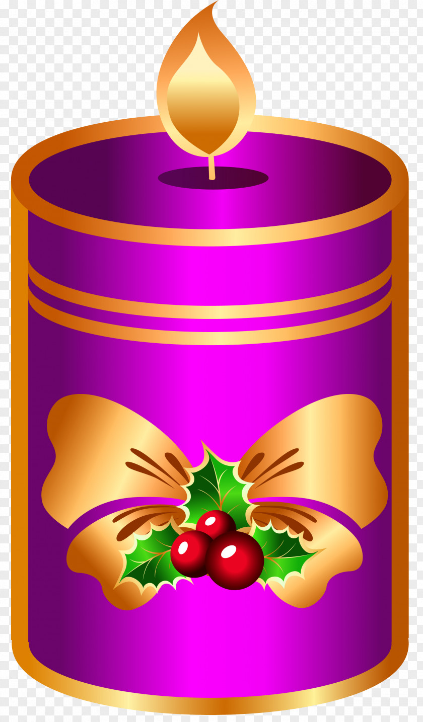 Candle Number Christmas Ornament Fruit Clip Art PNG
