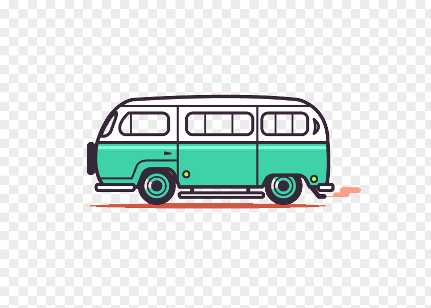 Cartoon Bus Volkswagen Type 2 Automotive Design PNG
