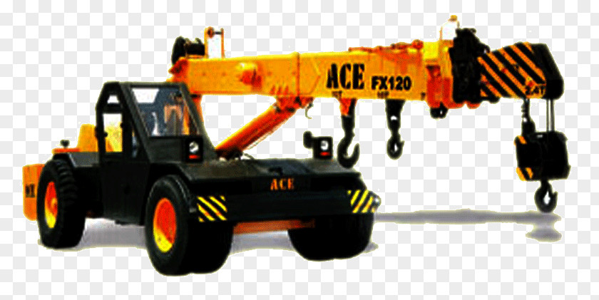 Crane Mobile Hydraulics Heavy Machinery PNG