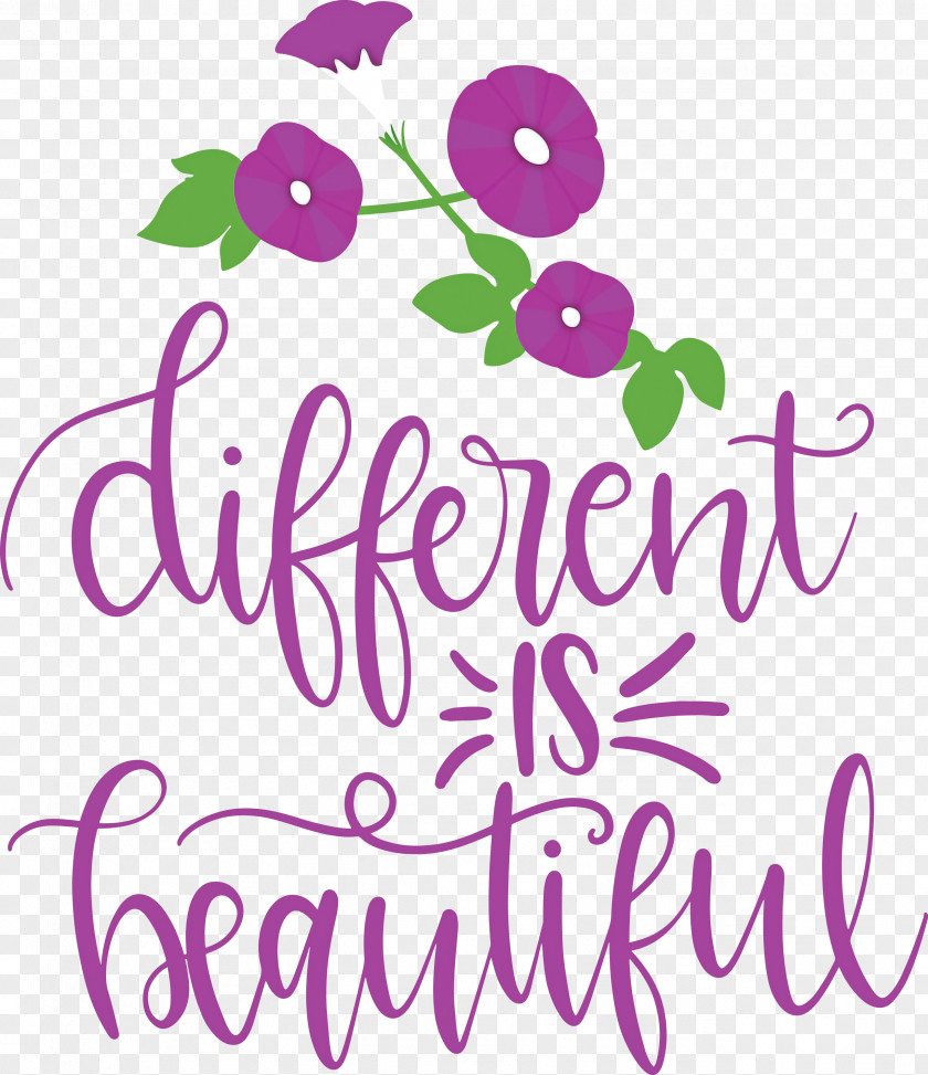 Different Is Beautiful Womens Day PNG