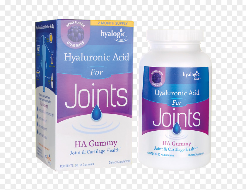 Hyaluronic Acid Dietary Supplement Gummi Candy Gummy Bear Joint PNG