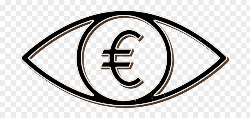 Logo Emblem Currency Icon Euro Eye PNG