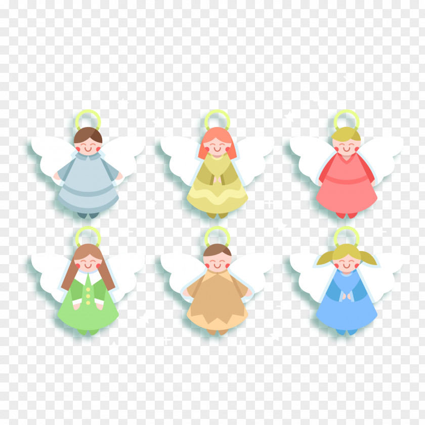 Vector Angel Flat Design PNG