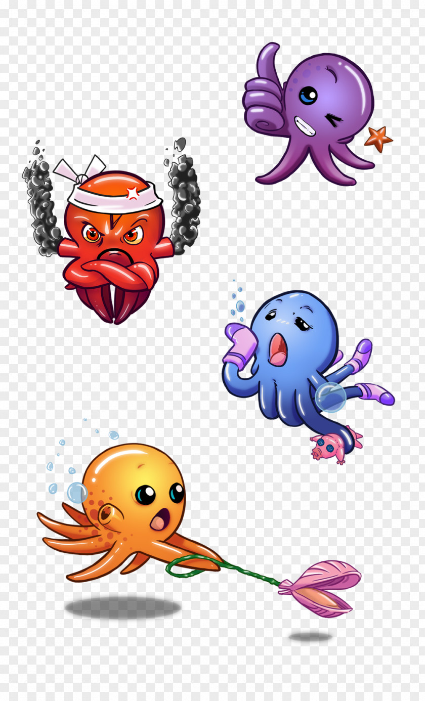 Design Octopus Graphic Clip Art PNG