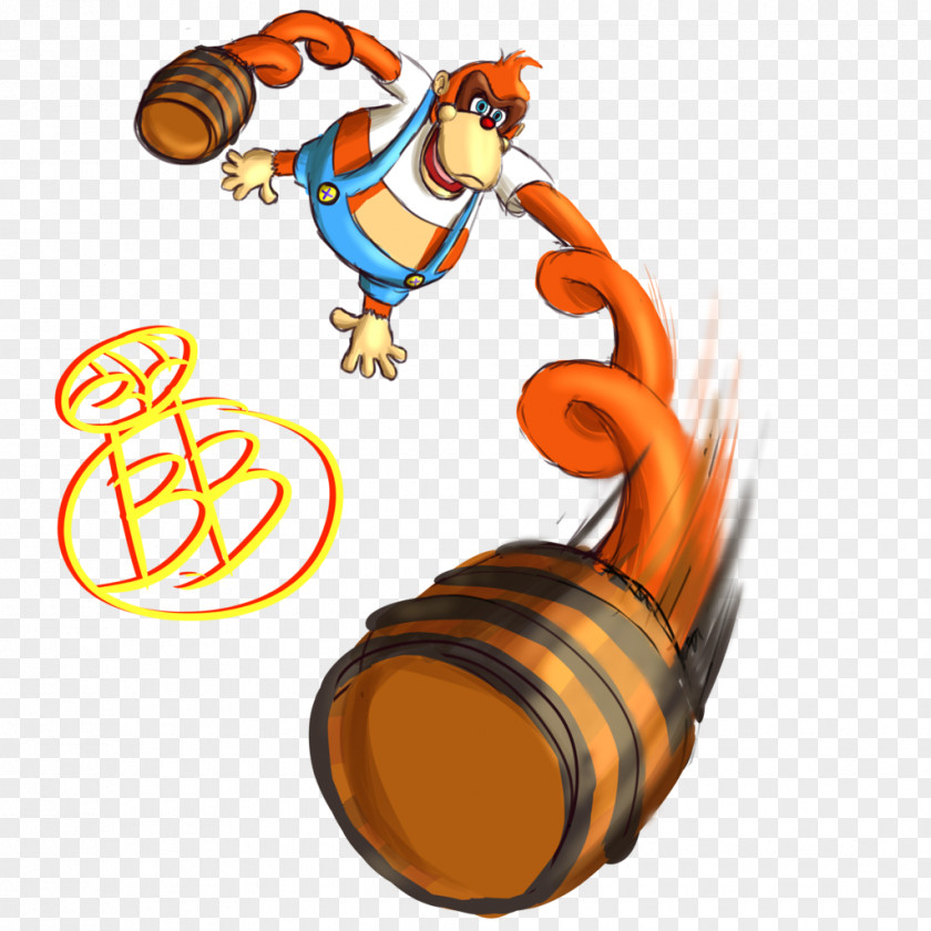 Donkey Kong 64 Lanky Doodle Sketch PNG