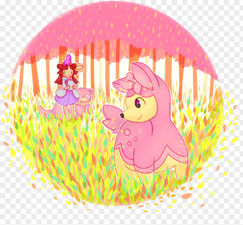 Easter Egg Pink M PNG