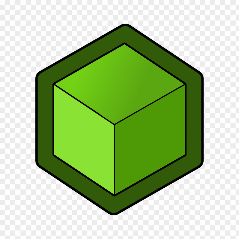 Looting Cube Green Clip Art PNG