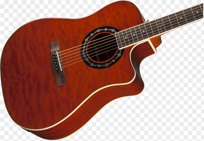 Mahogany Fender California Series T-Bucket 300 CE Acoustic-Electric Guitar Acoustic Dreadnought PNG