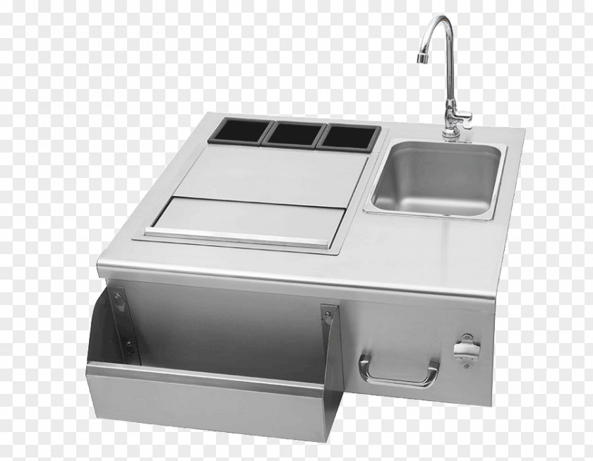 Outdoor Restaurant Sink Barbecue Stainless Steel Kitchen PNG