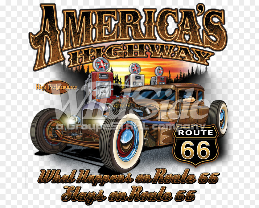 Oval Metal Buckets Wholesale U.S. Route 66 Hot Rod Car Speed Shop Rat PNG