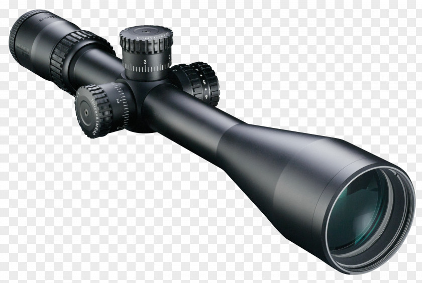 Scope Telescopic Sight Reticle Milliradian Long Range Shooting Optics PNG