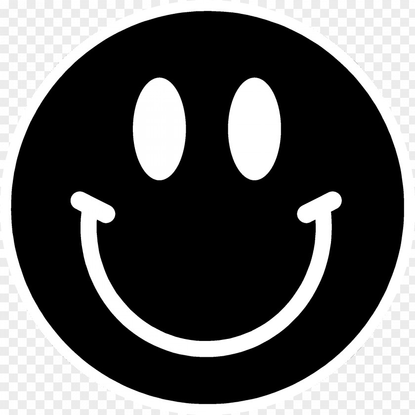 Smiley Face Black And White Emoticon Clip Art PNG