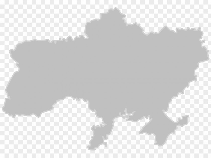 Ukraine Blank Map PNG