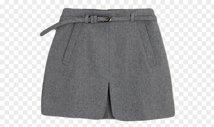 Wrap Skirt Trunks Bermuda Shorts Black M PNG