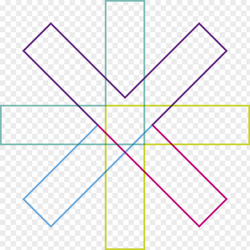 Cross-border Line Triangle Point Diagram PNG