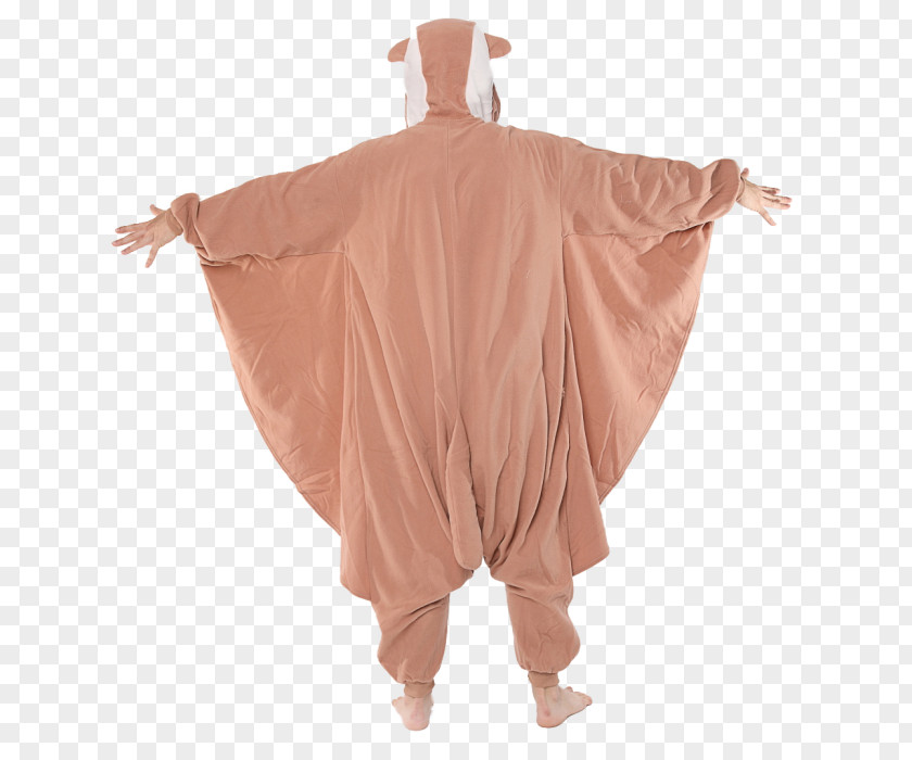 Flying Squirrel Outerwear Sleeve Costume Peach PNG