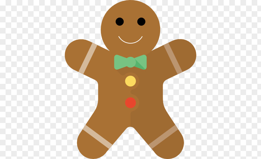 Gingerbread Man Christmas Clip Art PNG