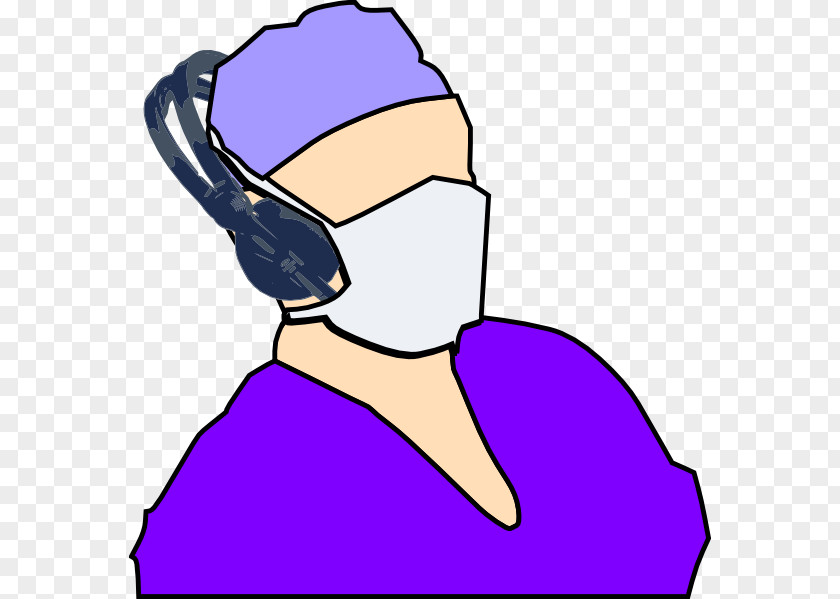 Medical Interprer Headset Logo Clip Art Surgical Mask Vector Graphics Physician Surgery PNG